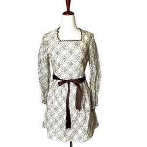 Vintage 1960s Bobbi‎ Brooks Lace Mini Dress S/M